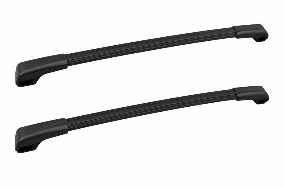 Subaru Crosstrek 2017–2023 Strešni prtljažnik (prečke) črne za OEM strešne sani (aluminij) Image