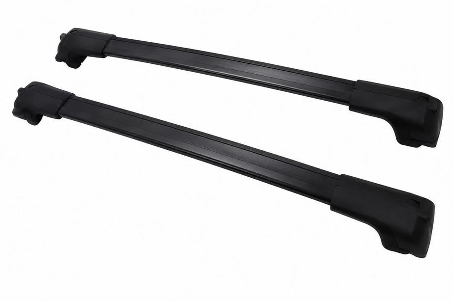 Toyota Land Cruiser Prado 250 2023– Strešni prtljažnik (prečke) črne za OEM strešne sani (aluminij) Image