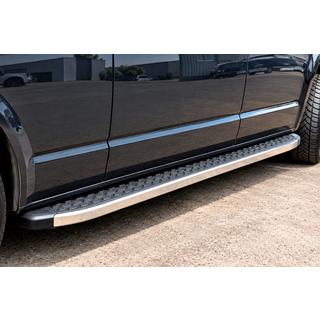 Stranske stopnice BlackLine (2 kosa, aluminij) Volkswagen T5 Transporter 2003–2010 fotografija 1