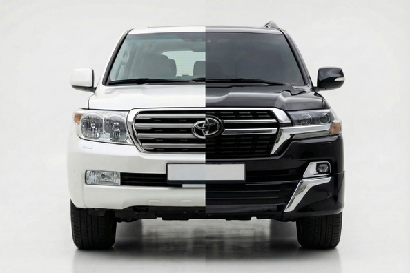 Toyota Land Cruiser 200 v slogu 2021 Executive: kako star LC200 narediti podoben zadnjemu faceliftu