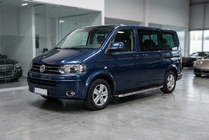 Volkswagen T5 2010–2015 Stranske stopnice BlackLine (2 kosa, aluminij) Dolga medosna razdalja fotografija 2