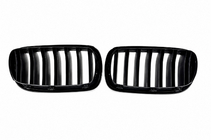 BMW X6 F16 2014–2019 Ledvične rešetke 1 Bar (mat črna) fotografija 2