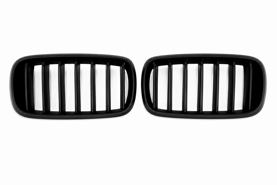 BMW X6 F16 2014–2019 Ledvične rešetke 1 Bar (mat črna) Image