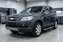 Chevrolet Captiva 2006–2019 Stranske stopnice BlackLine (2 kos, aluminij) fotografija 1