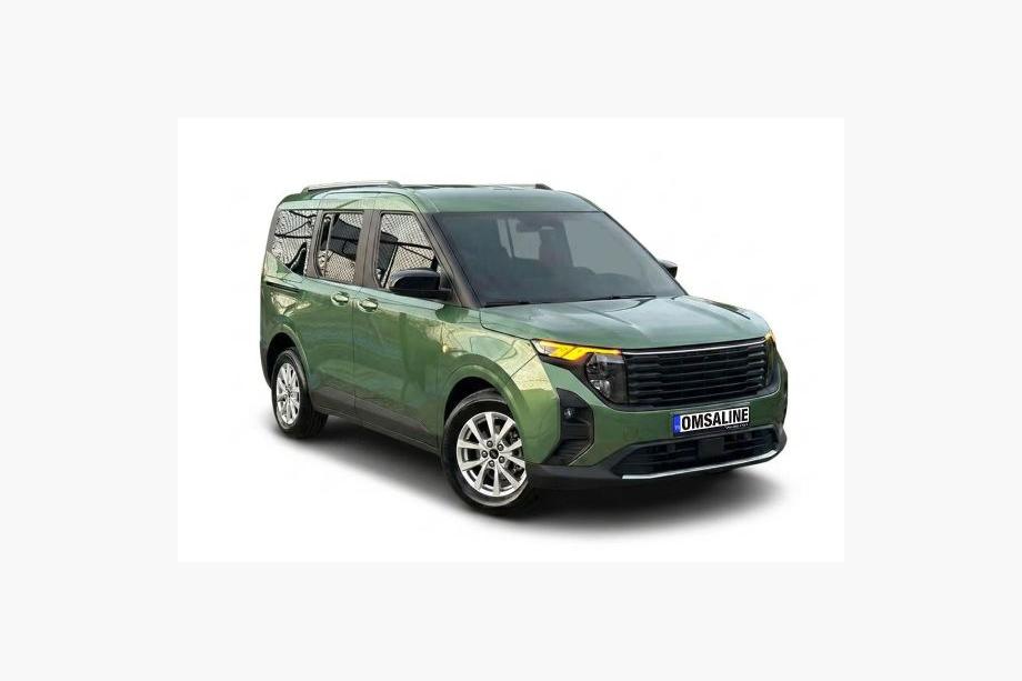 Ford Courier 2023– Kromirana zaščitna letev za sprednji odbijač (1 kos, nerjaveče jeklo) Image