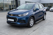 Chevrolet Trax 2012–2023 Stranske stopnice BlackLine (2 kosa, aluminij) fotografija 1