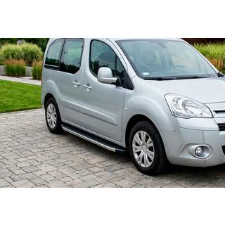 Stranske stopnice BlackLine (2 kosa, aluminij) Peugeot Partner Tepee 2008–2018 fotografija 1
