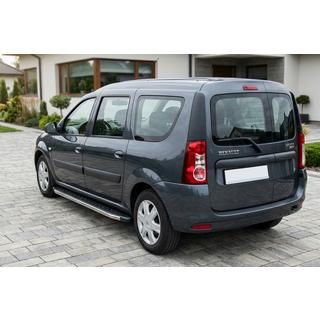 Stranske stopnice BlackLine (2 kosa, aluminij) Dacia Logan MCV 2004–2014 fotografija 3