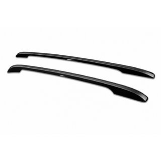 Črne OEM strešne sani (aluminij, montaža z lepljenjem) Kia Sorento II XM 2009–2014