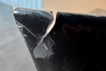 BMW serija 3 E90/E91 2005–2011 Razprodaja sprednji Flap lip DPT (za E90 Base 2005-2008, sijajno črna, 2 kos) fotografija 2