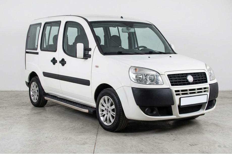 Fiat Doblo I 2005–2010 Stranske stopnice BlackLine (2 kosa, aluminij) Image