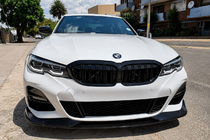 BMW serija 3 G20/G21 2018– Sprednji lip spojler odbijača AC-Style (za M-Sport 2018-2022, ABS) fotografija 2