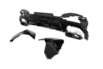 BMW serija 4 G22/23/26 2020– Difuzor zadnjega odbijača z izpušnimi zaključki (za G26 M-Sport) fotografija 10
