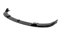 BMW Serija 5 E60/E61 2003–2010 Sprednji lip za odbijač (za M-Sport, sijajno črna) fotografija 3