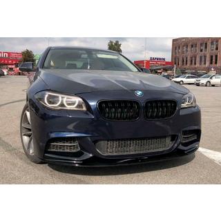 Lip sprednjega odbijača MP-Style (za M-Performance, sijaj črna) BMW serija 5 F10/F11 2010–2016 fotografija 4