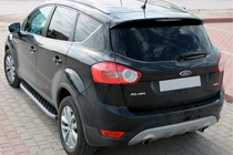 Ford Kuga 2008–2013 Stranske stopnice BlackLine (2 kosa, aluminij) fotografija 1
