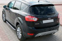 Ford Kuga/Escape 2013–2019 Stranske stopnice BlackLine (2 kosa, aluminij) fotografija 1
