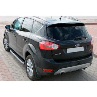 Stranske stopnice BlackLine (2 kosa, aluminij) fotografija 1