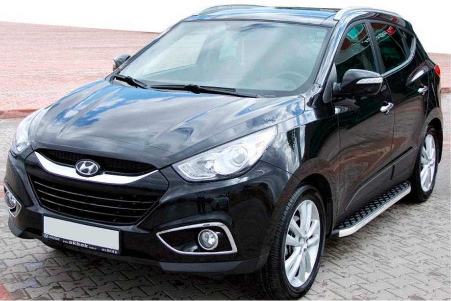 Hyundai IX-35 2010–2015 Stranske stopnice BlackLine (2 kosa, aluminij) Image