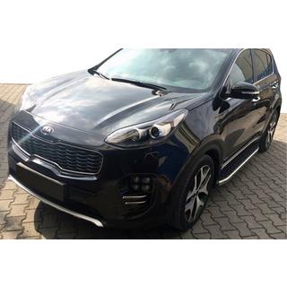 Stranske stopnice BlackLine (2 kosa, aluminij) Kia Sportage 2010–2015 fotografija 1
