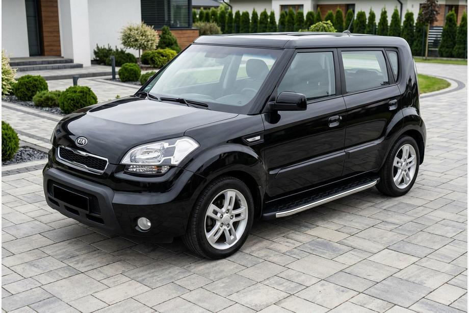 Kia Soul I 2008–2013 Stranske stopnice BlackLine (2 kosa, aluminij) Image