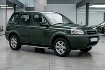 Land Rover Freelander I 1997–2006 Stranske stopnice BlackLine (2 kosa, aluminij) fotografija 1