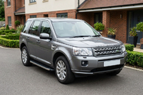 Land Rover Freelander II 2006–2014 Stranske stopnice BlackLine (2 kosa, aluminij) fotografija 1