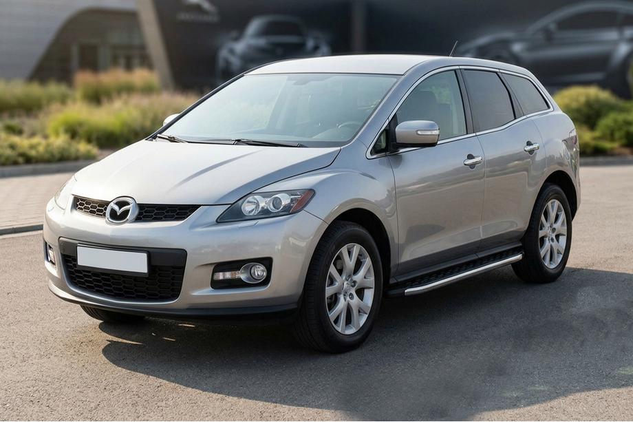 Mazda CX-7 2006–2012 Stranske stopnice BlackLine (2 kosa, aluminij) Image