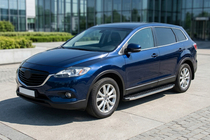 Mazda CX-9 2007–2016 Stranske stopnice BlackLine (2 kosa, aluminij) fotografija 1