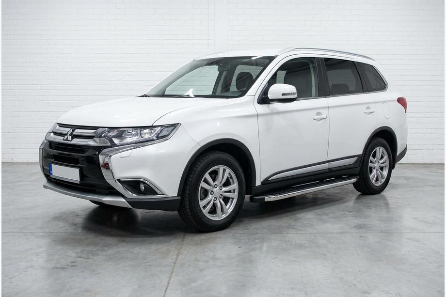 Mitsubishi Outlander 2012–2021 Stranske stopnice BlackLine (2 kosa, aluminij) Image