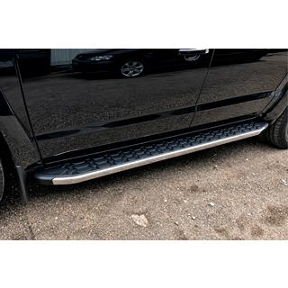Stranske stopnice BlackLine (2 kosa, aluminij) Volkswagen Amarok 2010–2022 fotografija 1