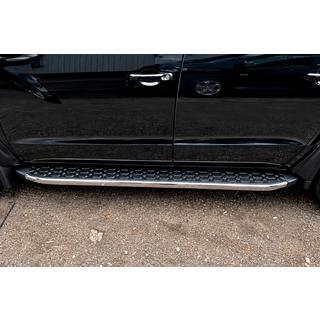 Stranske stopnice BlackLine (2 kosa, aluminij) Volkswagen Amarok 2010–2022 fotografija 2