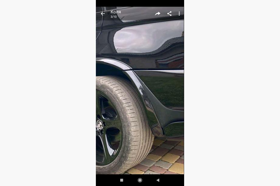 BMW X5 E53 1999–2006 Obrobe blatniških lokov ALPINA (6 kos, za barvanje) Fotografija 8