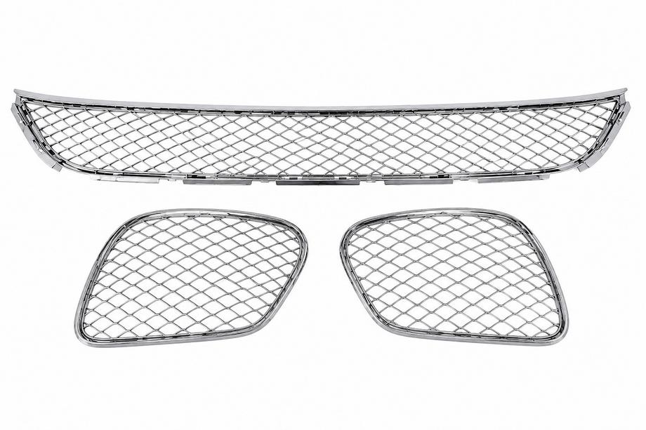 Mercedes S-class W222 2013–2022 Komplet mrežic v odbijaču 2018-2021 (S65 AMG, krom) Fotografija 2