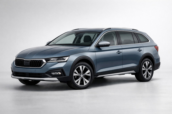 Test Škoda Octavia Scout A8: povišan karavan za vsak dan
