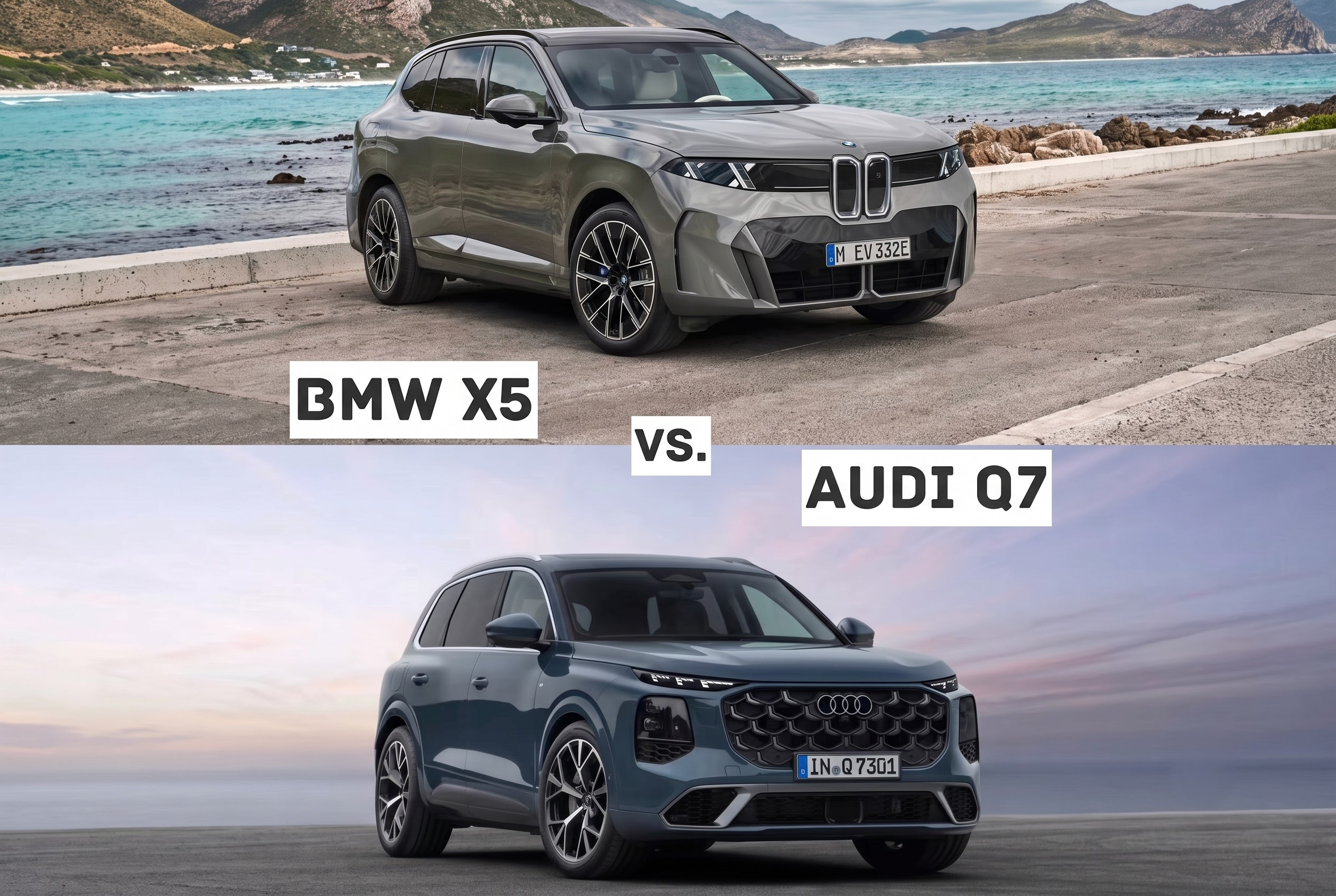 BMW X5 vs Audi Q7: pregled modelov 2026–2027