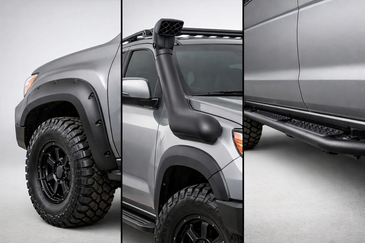 Kaj namestiti najprej med offroad dodatki: Bushwacker, snorkel ali rock sliderji
