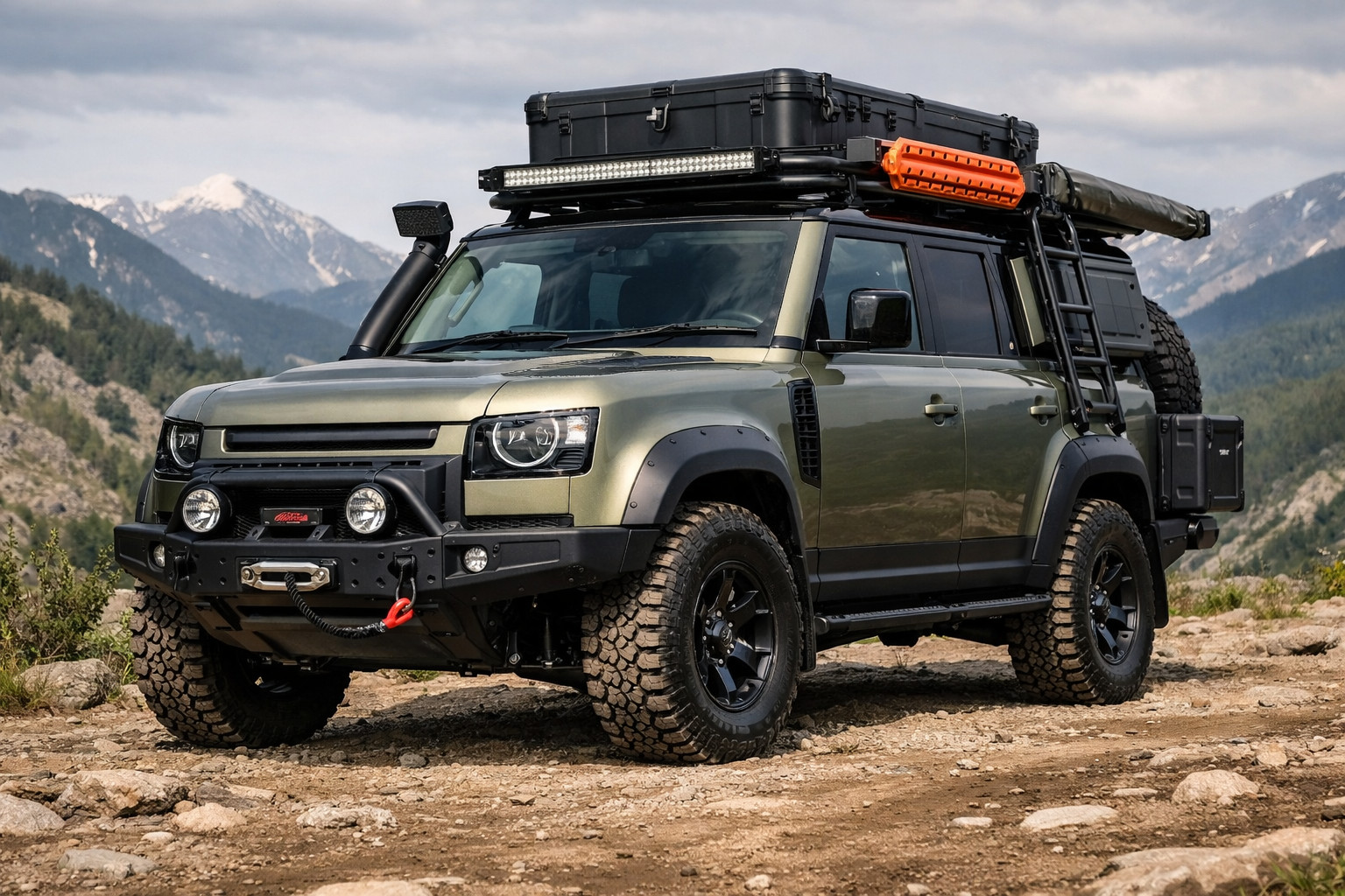 Paket predelav za Land Rover Defender 2019+ za potovanja in robusten videz