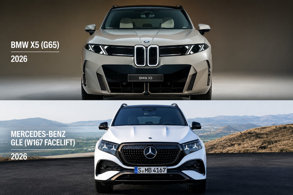 Novi BMW X5 G65 ali Mercedes GLE W167 Facelift: kateri SUV je boljši