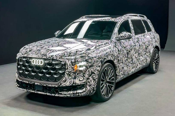 Audi Q9 se pripravlja na debi: glavni tekmec BMW X7 in Mercedes GLS