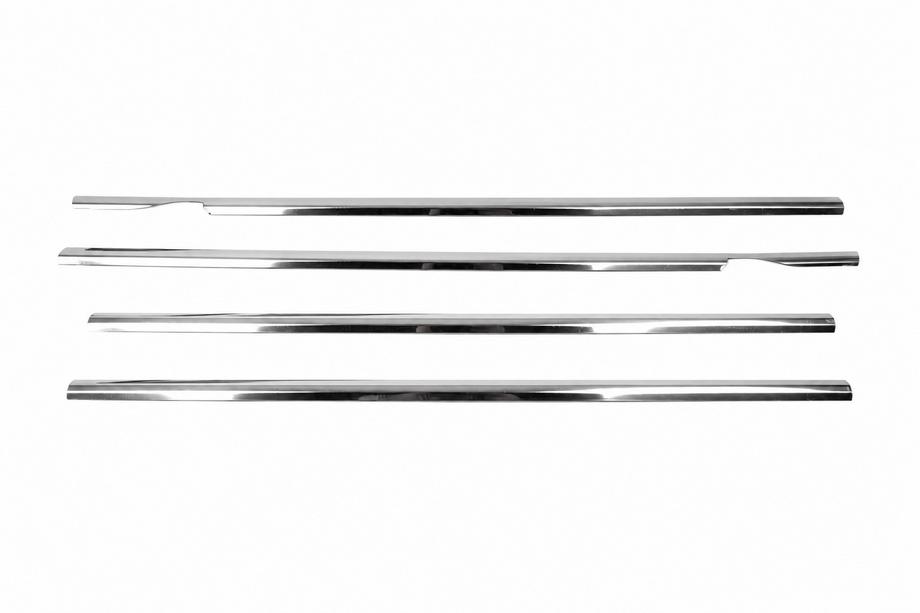 Volkswagen Tiguan 2007–2016 Okenske obrobe (4 kosi, nerjavno jeklo) Fotografija 1
