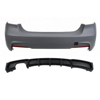 Zadnji odbijač z difuzorjem za dvojni izpuh na eni strani M-Sport (za F30) BMW serija 3 F30/F31 2012–2019