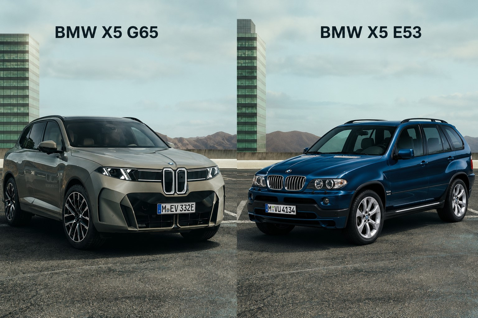BMW X5 G65 vs BMW X5 E53: kako se je legendarni križanec spremenil v 25+ letih