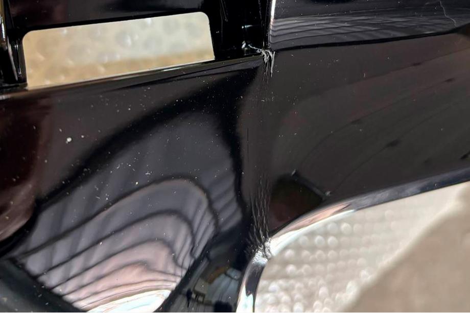 Mercedes CLA C117 2013–2019 Znižano Zadnji difuzor Black (dizajn CLA45 z izpušnimi nastavki) Fotografija 2
