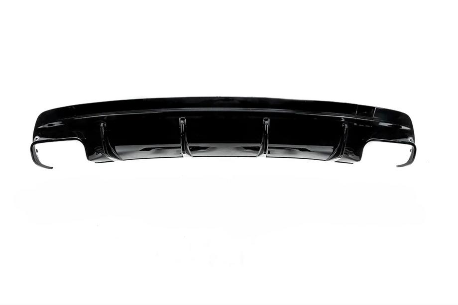 Mercedes CLA C117 2013–2019 Znižano Zadnji difuzor Black (dizajn CLA45 z izpušnimi nastavki) Fotografija 1