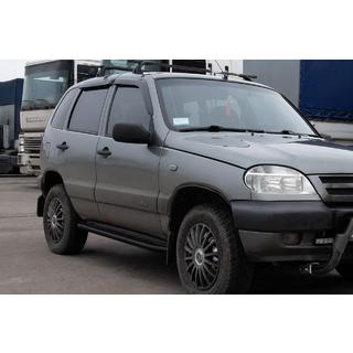 Bočne stopnice Premium Black (2 kosa, nerjaveče jeklo) fotografija 2