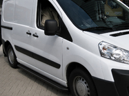 Citroen Nemo 2007–2017 Stranske stopnice Premium Black (2 kos, nerjavno jeklo) fotografija 1