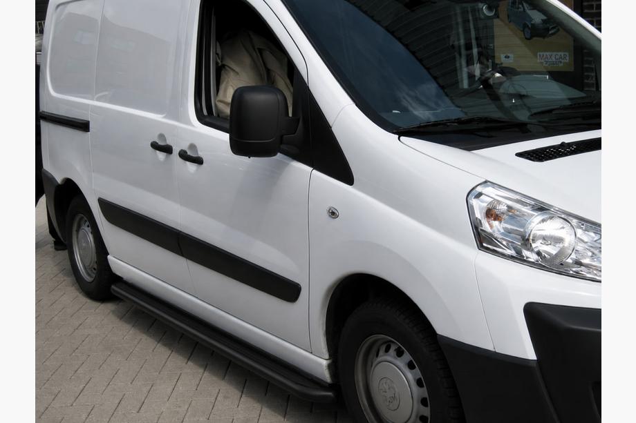 Citroen Nemo 2007–2017 Stranske stopnice Premium Black (2 kos, nerjavno jeklo) Image