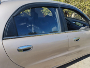 Daewoo Lanos 1998–2017 Okenske obrobe (4 kos, nerjavno jeklo) fotografija 3