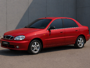 Daewoo Lanos 1998–2017 Okenske obrobe (4 kos, nerjavno jeklo) fotografija 1
